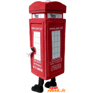 Mascot roten London Telefon Kabine Typ - MASFR032561 - Maskottchen der Telefone