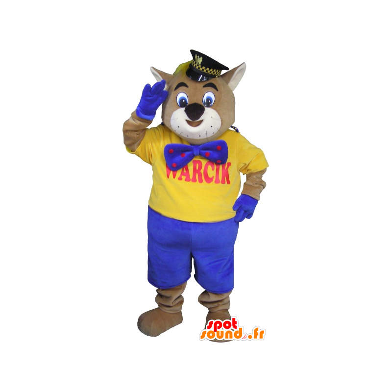 Giant cat mascot, bobcat mascot - MASFR032573 - Cat mascots