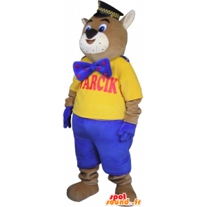 Giant cat mascot, bobcat mascot - MASFR032573 - Cat mascots