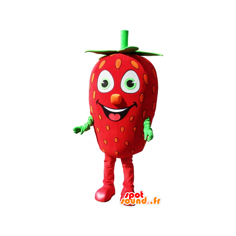 Mascotte fragola gigante, costume fragola - MASFR032582 - Mascotte di frutta