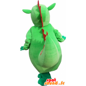 Riese und beeindruckende grüne Dinosaurier Maskottchen - MASFR032590 - Maskottchen-Dinosaurier