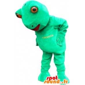 Mascot grüner Frosch, Riese und Spaß - MASFR032596 - Maskottchen-Frosch