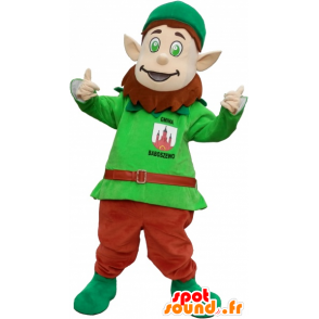 Leprechaun mascot with pointy ears and a cap - MASFR032600 - Christmas mascots