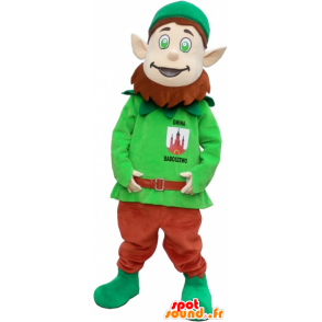 Kabouter mascotte met spitse oren en een hoed - MASFR032600 - Kerstmis Mascottes