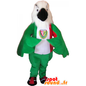 Mascot Branco e Red Eagle - MASFR032601 - aves mascote