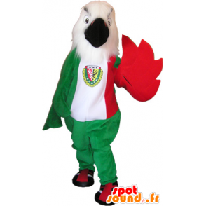 Mascot Branco e Red Eagle - MASFR032601 - aves mascote