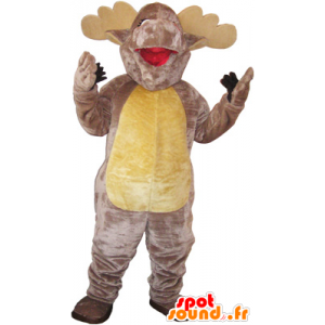 Of brown and beige momentum mascot realistic - MASFR032622 - Animals of the forest