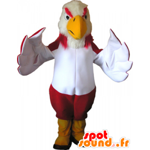 Mascot abutre colorido com carregadores amarelos - MASFR032625 - aves mascote