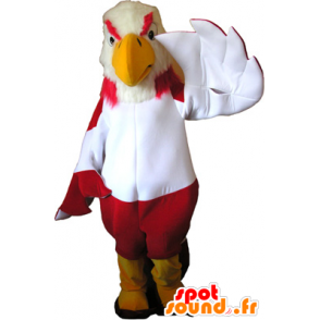 Mascot abutre colorido com carregadores amarelos - MASFR032625 - aves mascote