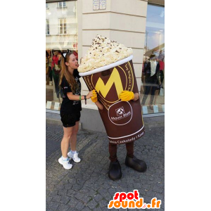 Giant mascotte pot ghiaccio - MASFR032628 - Mascotte di fast food