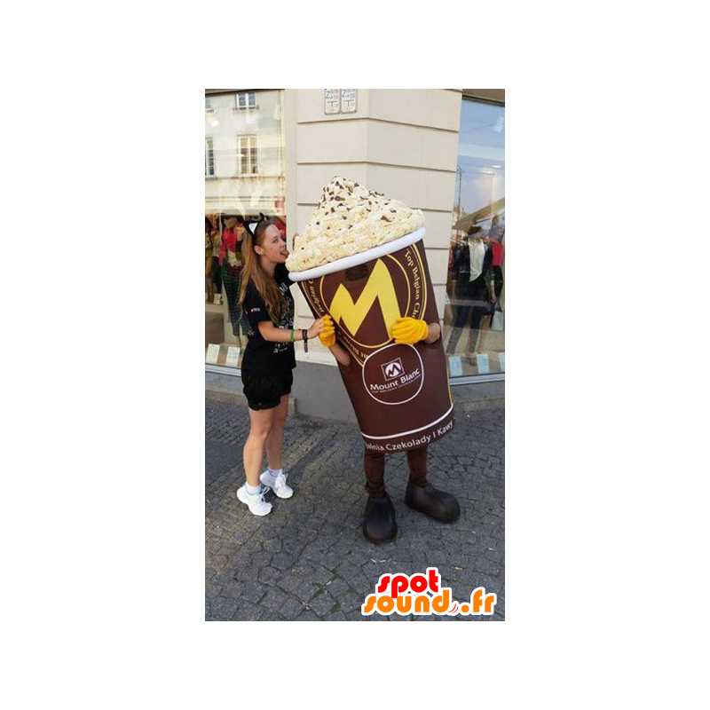 Giant mascotte pot ghiaccio - MASFR032628 - Mascotte di fast food