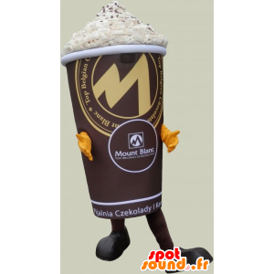 Mascotte de pot de glace géant - MASFR032628 - Mascottes Fast-Food