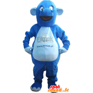 Gigante Blue Dragon mascotte - MASFR032635 - Mascotte drago