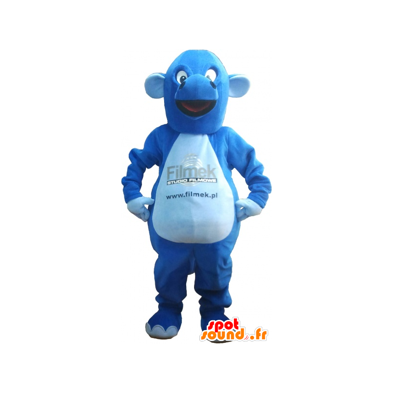 Gigantische blauwe draak mascotte - MASFR032635 - Dragon Mascot