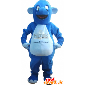 Riesigen blauen Drachen-Maskottchen - MASFR032635 - Dragon-Maskottchen