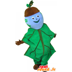 Acorn Mascot hallussa tammenlehti - MASFR032642 - maskotteja kasvit