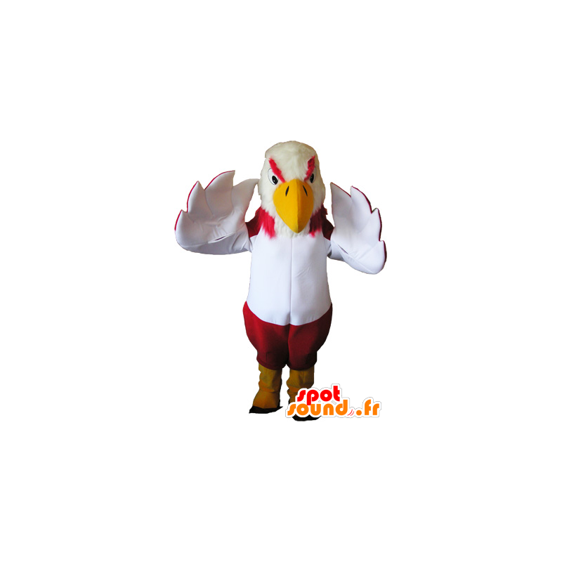 Maskotka kolorowe sęp z żółtymi nogami - MASFR032644 - ptaki Mascot