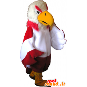 Mascot gekleurd gier met gele poten - MASFR032644 - Mascot vogels