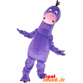 Velmi hezký obří fialový dinosaurus maskot - MASFR032646 - Dinosaur Maskot
