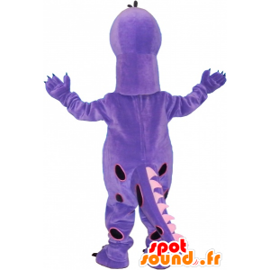 Very cute giant purple dinosaur mascot - MASFR032646 - Mascots dinosaur