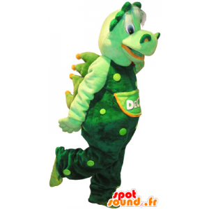 Mascotte de crocodile vert géant et très réaliste - MASFR032647 - Mascottes Crocodile