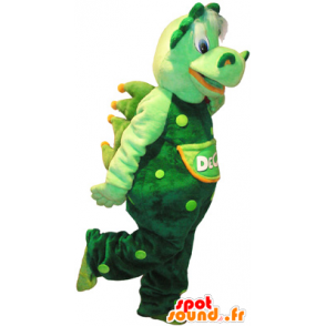 Groene krokodil mascotte reus en zeer realistisch - MASFR032647 - Crocodile Mascottes