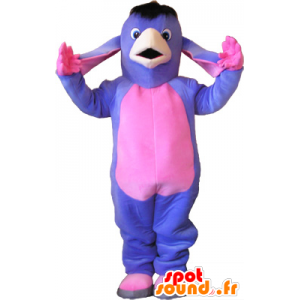 Mascot purple and pink ass. mule mascot - MASFR032654 - Farm animals