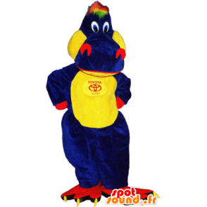 Coccodrillo mascotte gigante colorato e divertente - MASFR032656 - Mascotte coccodrillo