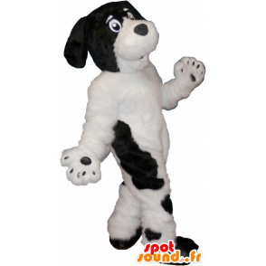 Mascotte cane bianco con macchie nere - MASFR032658 - Mascotte cane