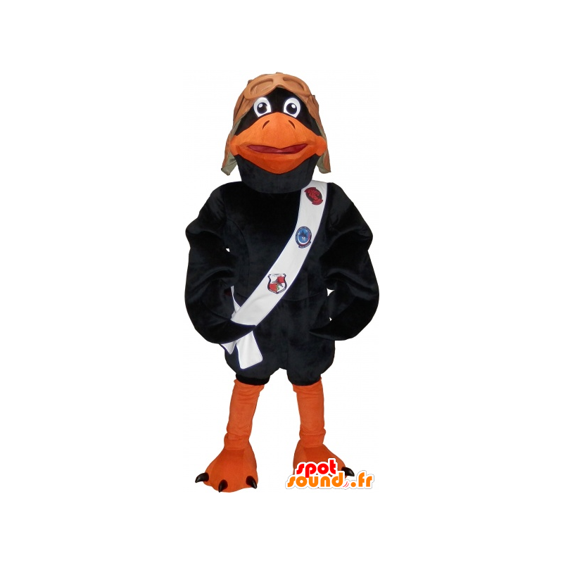 Mascotte de goéland aviateur, oiseau géant - MASFR032659 - Mascottes de l'océan