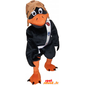 Mascotte de goéland aviateur, oiseau géant - MASFR032659 - Mascottes de l'océan