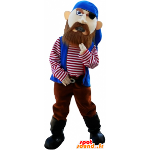 Pirate mascot to look fierce - MASFR032661 - Mascottes de Pirate