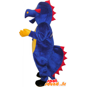 Mascote dinossauro roxo. dinossauro gigante - MASFR032663 - Mascot Dinosaur