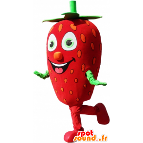 Mascotte de fraise géante, déguisement de fraise - MASFR032664 - Mascotte de fruits