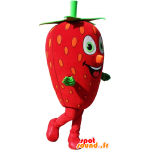 Mascotte fragola gigante, costume fragola - MASFR032664 - Mascotte di frutta