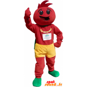 Tomat kostyme. Tomato Mascot - MASFR032668 - frukt Mascot
