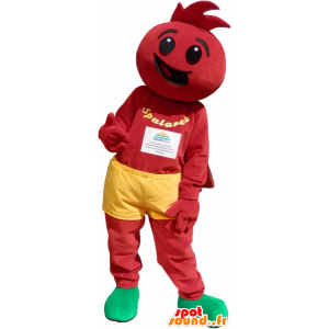 Tomatkostume. Tomat maskot - Spotsound maskot