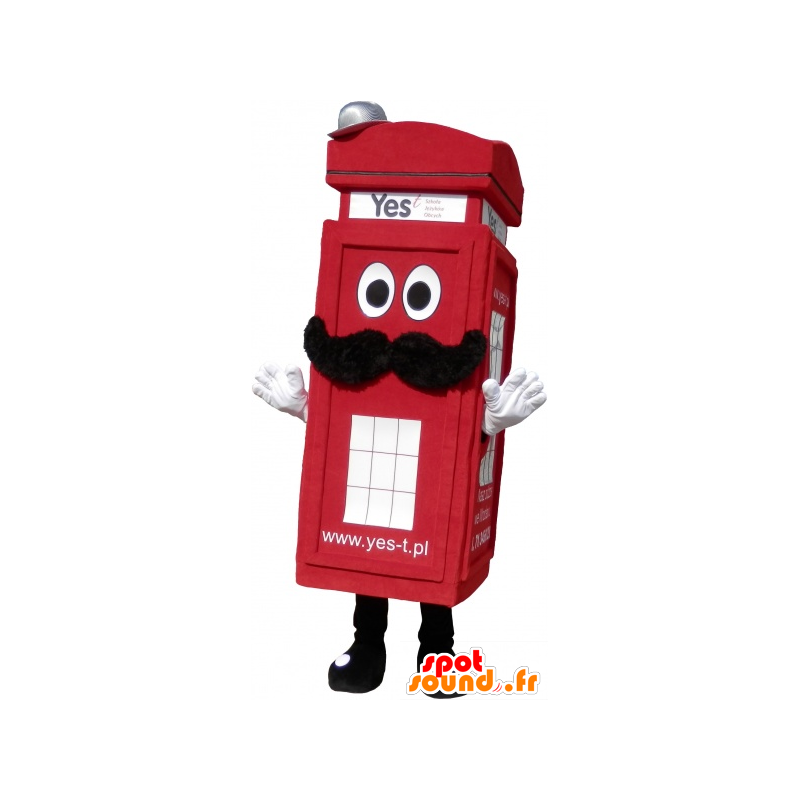 Mascot auténtica caja de teléfono rojo de Londres - MASFR032701 - Mascotas de los teléfonos