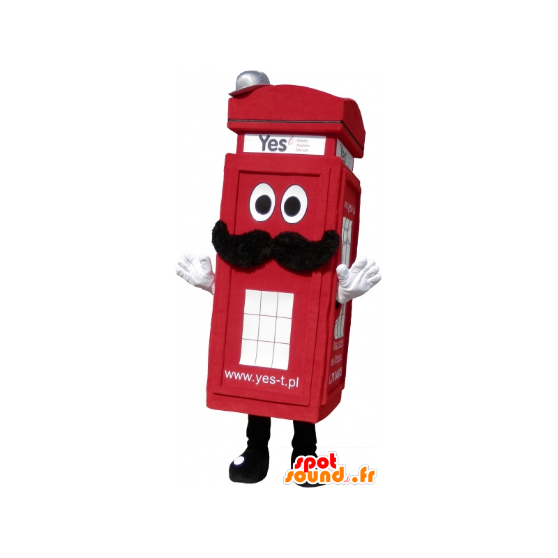 Maskot ekte London rød telefonkiosk - MASFR032701 - Maskoter telefoner