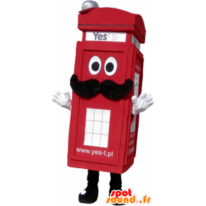 Mascotte echte Londen rode telefooncel - MASFR032701 - mascottes telefoons