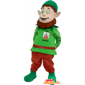 Kabouter mascotte met spitse oren - MASFR032702 - Kerstmis Mascottes