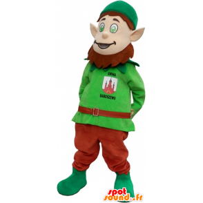 Leprechaun maskot med spisse ører - MASFR032702 - jule~~POS TRUNC