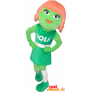 Mascot menina ruiva alienígena - MASFR032703 - Mascotes Boys and Girls