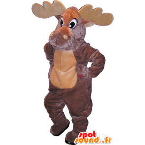 Mascot impulso marrón y beige oscuro muy realista - MASFR032704 - Animales del bosque