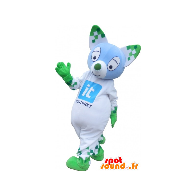 Cat Mascot coloridos com orelhas pontudas - MASFR032714 - Mascotes gato