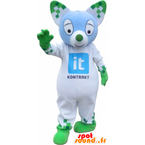 Cat Mascot gekleurd met spitse oren - MASFR032714 - Cat Mascottes