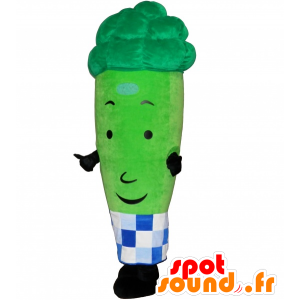 Mascot giant green asparagus - MASFR032718 - Mascot of vegetables