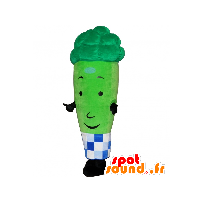 Mascotte d'asperge verte géante - MASFR032718 - Mascotte de légumes