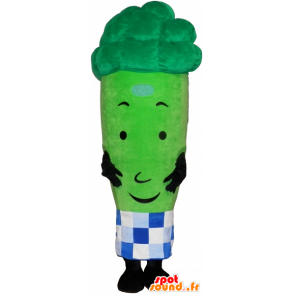 Mascot giant green asparagus - MASFR032718 - Mascot of vegetables