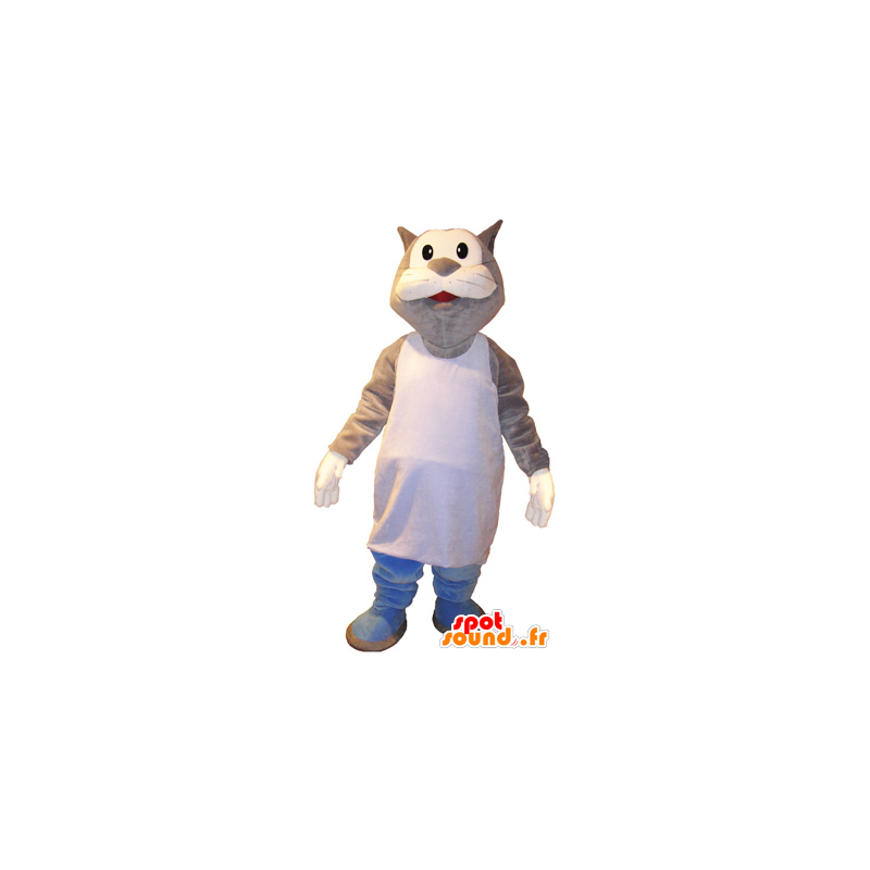 La mascota grande Marcel gato gris y blanco - MASFR032720 - Mascotas gato